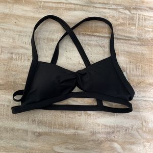 Brand New swim top from Abercrombie, solid black